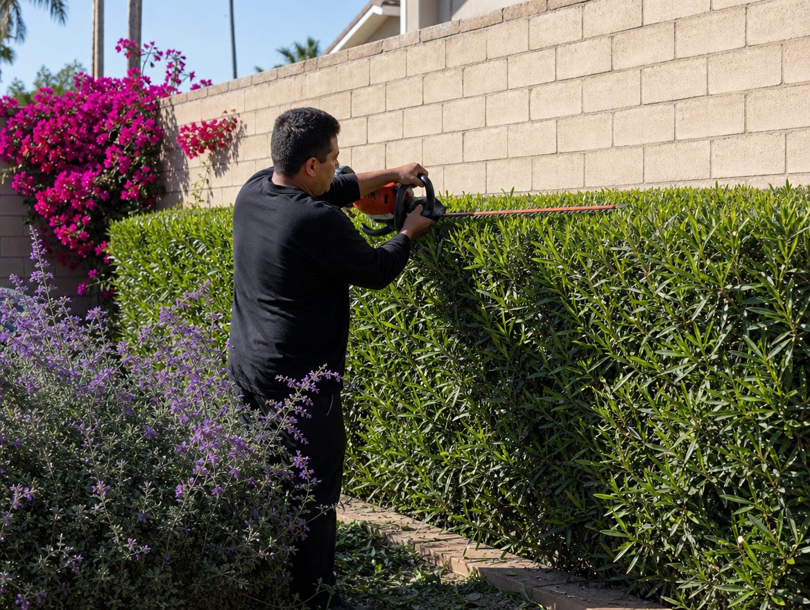 Hedge & Shrub Trimming in Goodyear, AZ
