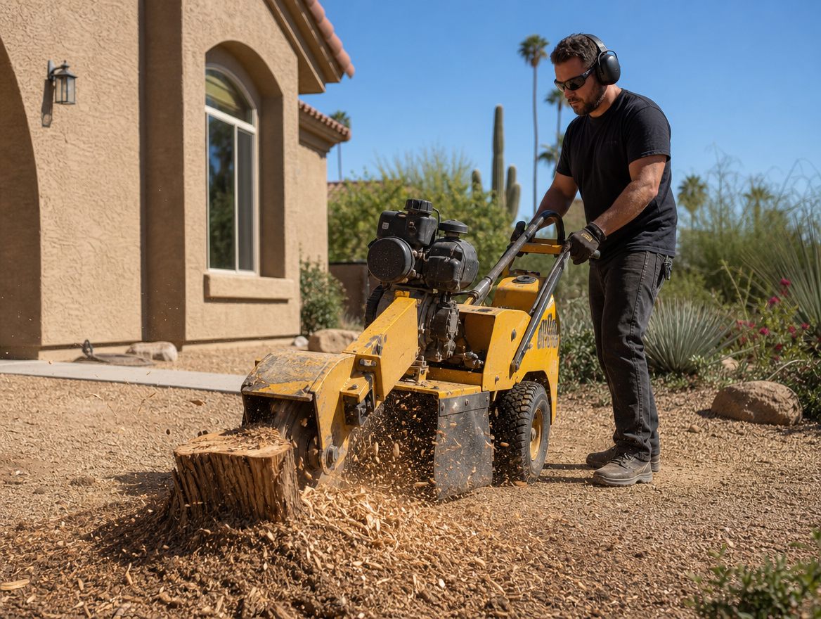 Stump Grinding in Goodyear, AZ
